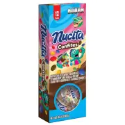 Nucita Confites, Creamy Chocolate, Vanilla and Strawberry Candy (Box of 12 Indiv