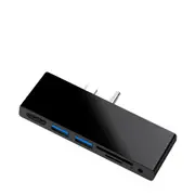 SGO772 Surface GO Hub USB 3.0 Hubs 4K Video HDMI TF/SD Card Reader Surface GO Adapter with 2 SD Card Slots 3.5mm Audio Port