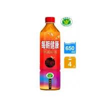 在飛比找momo購物網優惠-【每朝健康】每朝健康無糖紅茶650mlx4入