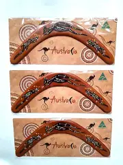 3 Proudly MADE in AUSTRALIA wood returning instructions boomerang Aboriginal