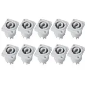 5X(10PCS Powercon Connector 3 Pins 20A 250V Power Speaker Panel Socket4511