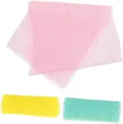 ERINGOGO 3Pcs African Exfoliating Shower Net Bath Sponge Lightweight Body Scrubber for Deep Cleansing for Home Travel Back Scrub Washcloth Suitable for All Skin Types