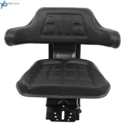 Black Tractor Suspension Seat & Armrest For Massey Ferguson 235 240 245 250 254