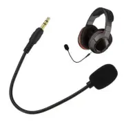Mini 3.5mm Flexible 150mm Microphone Mic For PC Laptop Online Skype Gaming Y1R0