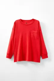 [Cotton On Kids] Cotton On Kids - The Essential Long Sleeve Tee - Varsity red wash 2 VARSITY RED WASH