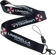 Resident Evil Cosplay Id Holder Lanyard Keychain, Multicolor, osfm