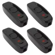 4Pcs Inline Cord Switch Feed-Through Rocker Switch 110-250V 10A Cord Cable Switc