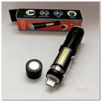 在飛比找蝦皮購物優惠-USB充電可調焦工作燈手電筒/CREE XM-L T6 超亮