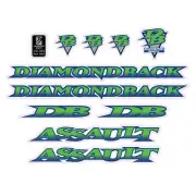 Diamond Back - 1995 Assult decal set - Old school bmx