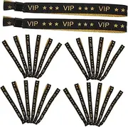 COOPHYA Elegant Bangle Wrist Straps 50PCS Custom Admissions Wristbands Comfortable Fabric for Wedding Events