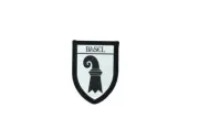 Patch printed embroidery travel souvenir shield city flag switzerland basel