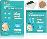ifory Motion Sickness Patches, Sea Sickness Patches for Cruise, Non Drowsy, Travel Essentials - Mint Flavor Patch (20 Count (Pack of 1))