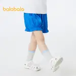 BALABALA 幼兒女童短褲夏季甜美時尚花蕾褲清新潮短褲