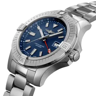 百年靈 BREITLING AVENGER AUTOMATIC GMT A32395101C1A1 復仇者 兩地時【高冠