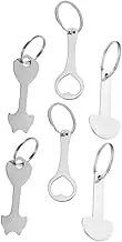 1set Portable Shopping Cart Token Keyring Trolley Tokens for Grocery Carts Convenient Keychain Opener for Experience 6pcs