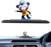 Temporary Parking Number Plate | Funny Temporary Parking Sign - Cartoon Skateboard Monkey, Car Decorative Accessories, Car Dashboard Decor for Most Vehicles