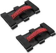 for Jeep Wrangler Accessories Roll Bar Grab Grip Handle Trim for Compatible with Jeep Wrangler YJ TJ JK JKU JL JLU 1955-2023 Gladiator JT UTV & ATV Door Assist Woven Holder (Red, 2PCS)