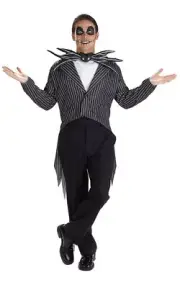 <p>LICENSED JACK SKELLINGTON NIGHTMARE BEFORE CHRISTMAS HALLOWEEN COSTUME</p>