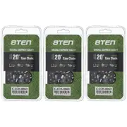 Chainsaw Chain 20 Inch .058 .325 76DL for Stihl Chain Saw 20 21LPX076G 3-Pack