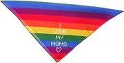 Happyyami Pet Bib Dog Neckerchief Bibs Rainbow Scarves Bibs Bandanas for Dogs Pride Day Pet Bandana LGBT Dog Bandana Pride Outfits for Women Dog Handkerchiefs Bandana Dog Collar Polyester