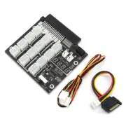 ATX 12x 6Pin Breakout Board with flash LED for Dell brand PSU and BTC Mining