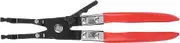 Lwuey Car Soldering Pliers, Metal Soldering Plier Multi Function Wire Clamp PickUp Aid Tool Release Plastic Rivet Pliers Easy Grip Handle for Fixing Automobile Maintenance Repairing Vehicle Attachment