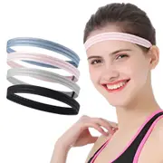 Non Slip Elastic Sports Headband For Men & Women Sweatband For Exercise