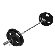 79KG Weight Set 150cm Olympic Barbell Bar 70KG Weight Plate FREE Spring Collar