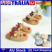 Christmas Reindeer Slippers Cute Winter Slippers Soft Women Men for Xmas Gifts A