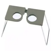 51155 Metal Pocket Stereo Viewer Stereoscope 125mm x 125mm 4x Magnification
