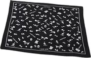 [Yardenfun] Bandanas for Women Men Cotton Bandanas Dog Print Headscarf Elegant Headband