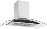Emilia 90cm Curved Glass Canopy Rangehood