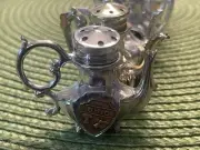 Salt &Pepper Shakers Mini Souvenir 29 Trays & 62 Shaker Large Lot;13 Ohio prs