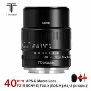 TTartisan 40mm F2.8 Macro Lens APS-C MF For Sony E Fuji X M4/3 Panasonic Olympus