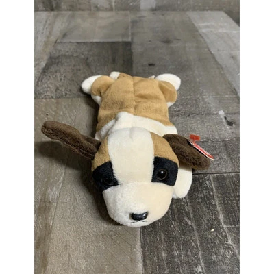 Ty Beanie Babies Bernie the St. Bernard Dog Plush 1996