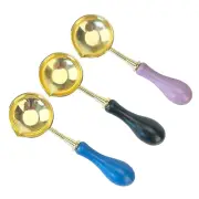3 Pieces Wax Seal Spoon for Wax Seal Stamp Envelope Letter Art Craft (LHQZ)