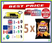 5 LAYS MAX STRONG HOT CHICKEN WINGS Potato Chips Crisps Snack 120g-FREE GIFT,SHI