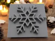 Snowflake Mug Clay Stamp For Handbuild Pottery V1