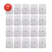 20 pcs Snap Electrode Pads 2.3"x3.5'' Replacement fit TENS Unit Pulse Massager