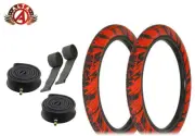 Alta Tires 20 x 2.35 Fire Ball Red R-4602 Heavy Duty Tubes, Strips,