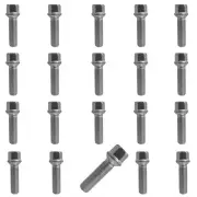 20 Extended Wheel Bolts ball seat M12x1,5 40mm for Audi Mercedes-Benz Smart VW .