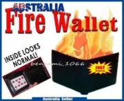 Novelty Magical Trick Flame Fire Wallet Big Flame Magician Trick Stage Prop Tool