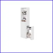 Versatile Slim Bathroom Cabinet with Two Drawers and Adjustable Shelf for Space