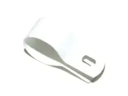 PVC PRESSURE PIPE, AIRCON PIPE ROUND CLIP - WHITE METAL 20MM - 5 PACK - RF433