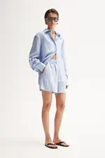 Henry Stripe Short Blue Stripe Size 14 | Elka Collective