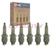 6 pc Champion Copper Plus Spark Plugs for 1941 Fargo FK1 Pickup Ignition mg