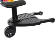 Toddler Stroller Board with Seat - Pram & Buggy Connector for Pushchair, Jogger,