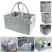 Portable Diaper Caddy Nursery Storage Baby Organiser Nappy Felt Infant Wipes Bag