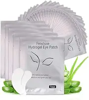 Fenshine 100 Pairs Eyelash Extension Eye Pads Lint Free Hydrogel Eye Patches Professional Under Eye Gel Pads for Lash Extensions Supplies (100 Pairs)