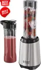 RHBL300 Mix and Go Blender, 300W Motor, High Speed, Dishwasher Safe, Silver/Blac